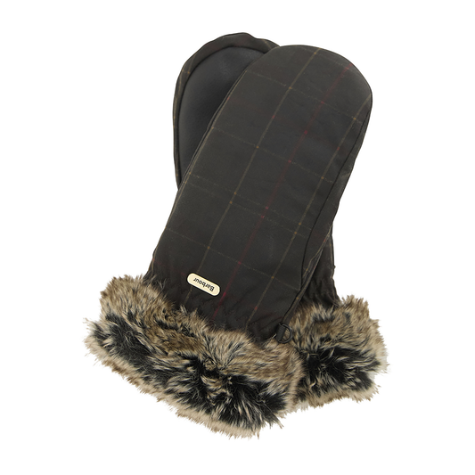 Tartan Wax Mitts