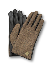 Tweedie Leather Gloves