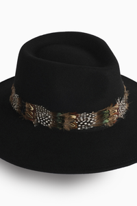 Feather Band Wool Fedora