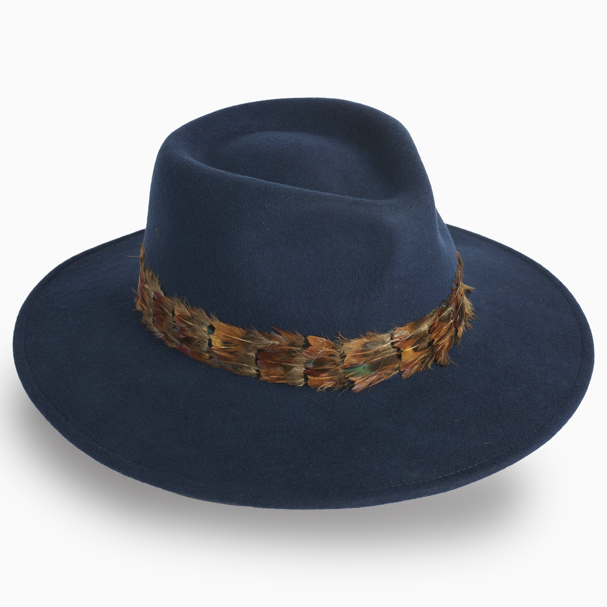 Feather Band Wool Fedora