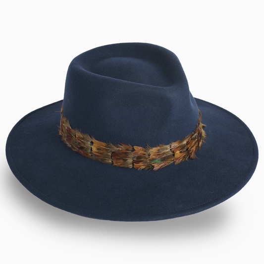 Feather Band Wool Fedora