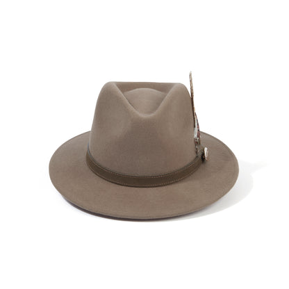 Suffolk Fedora Bronze Side Feather