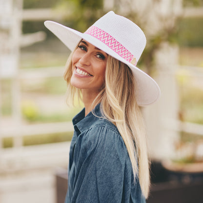 Pebmarsh Aztec Ribbon Fedora 