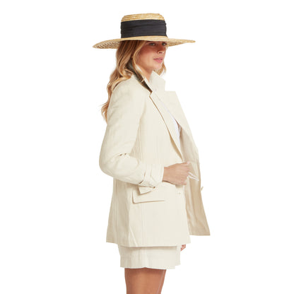 Henley Linen Blazer