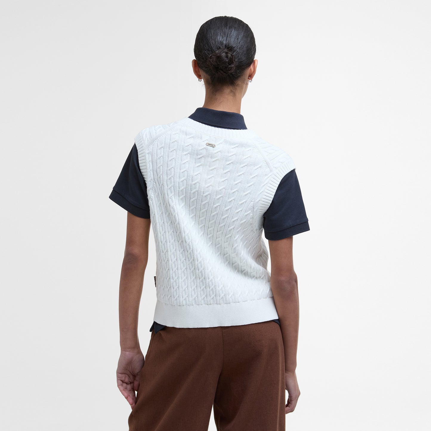 Hartland Sleeveless Knitted Jumper