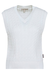 Hartland Sleeveless Knitted Jumper