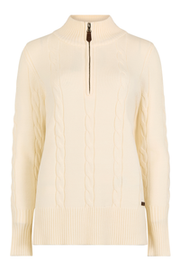 Burtonpoint Cable Zip Neck 