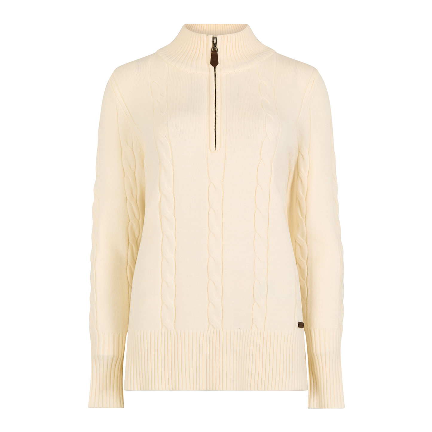 Burtonpoint Cable Zip Neck 