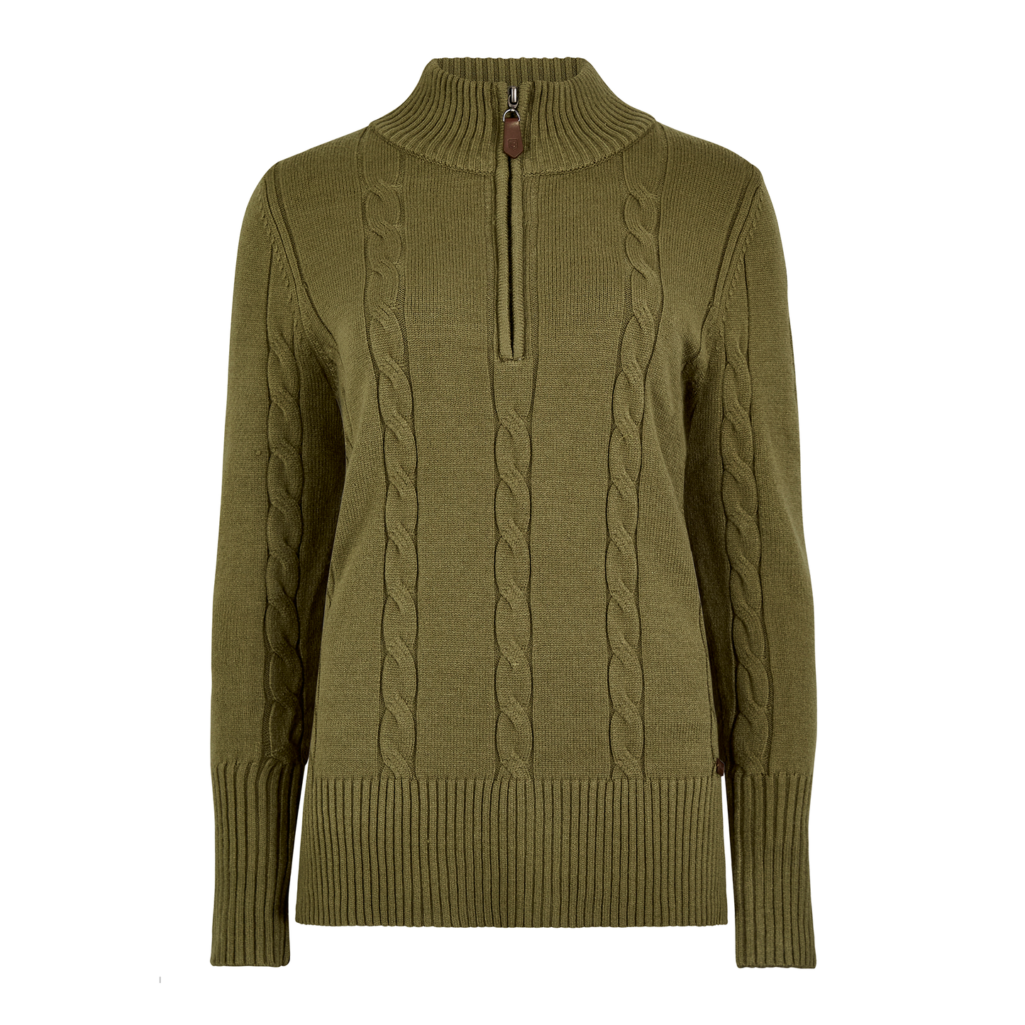 Burtonpoint Cable Zip Neck 