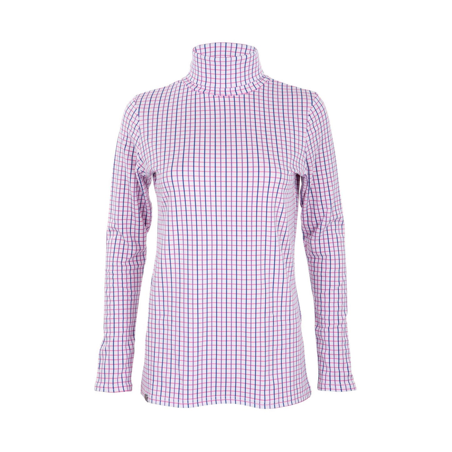 Cosy Check Roll Neck