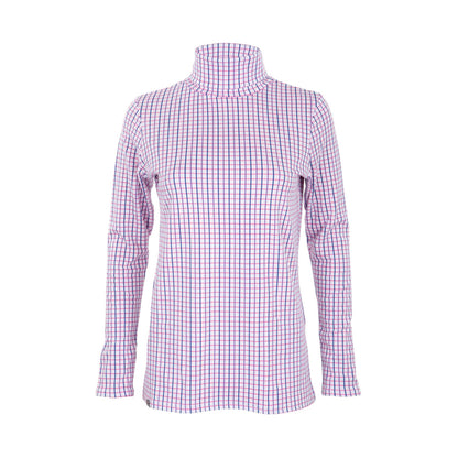 Cosy Check Roll Neck