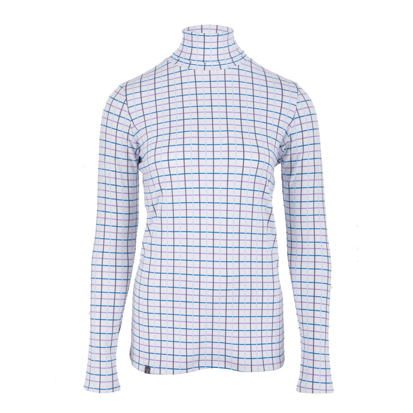 Cosy Check Roll Neck