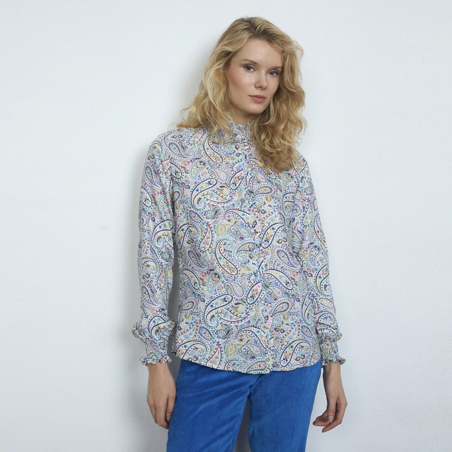 Escalona Paisley Frill Shirt