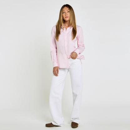 Butterfly Stripe Linen Shirt