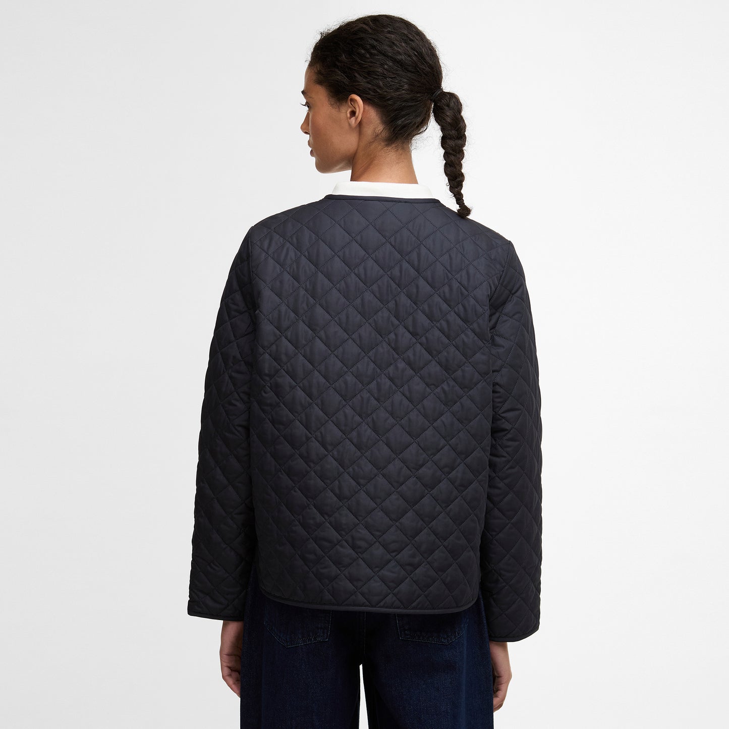 Cashel Collarless Quilted Jacket