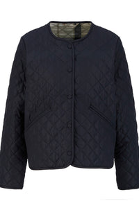 Cashel Collarless Quilted Jacket