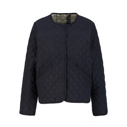 Cashel Collarless Quilted Jacket
