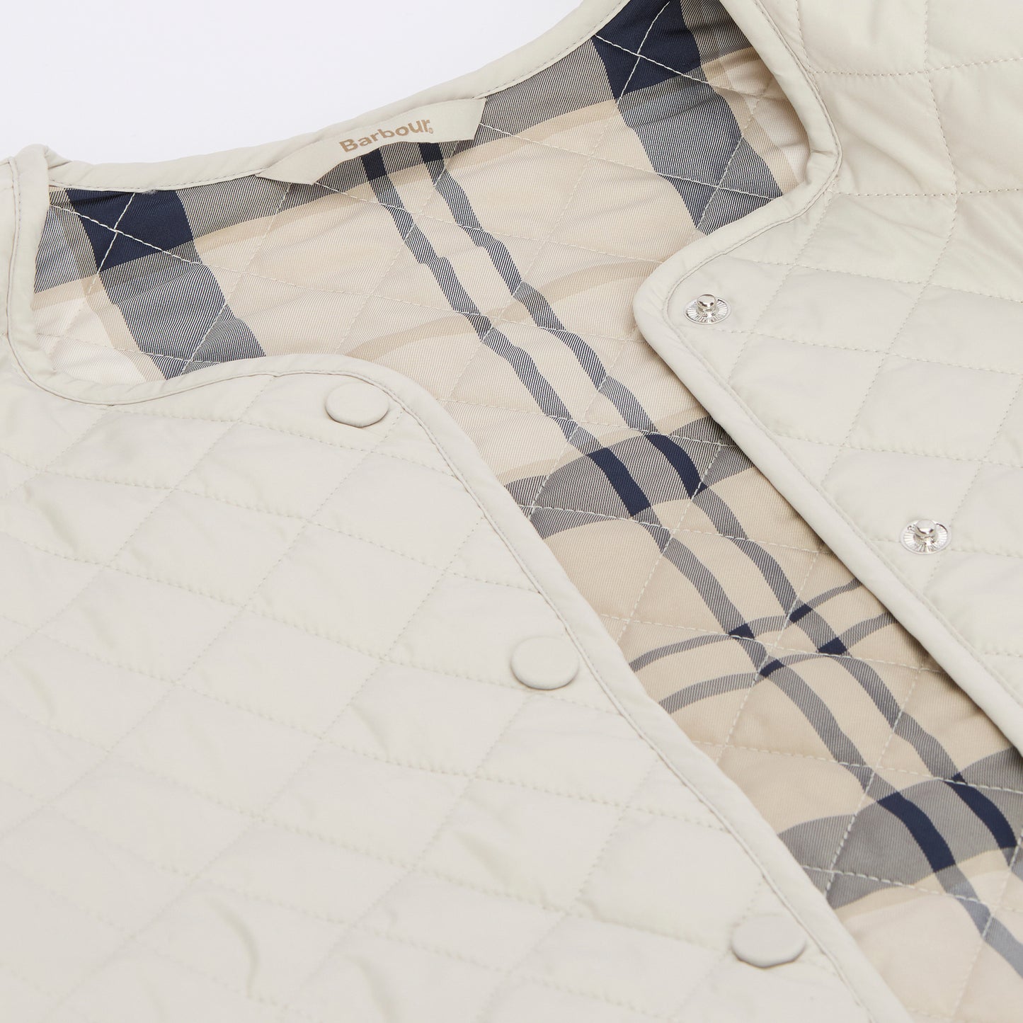 Cashel Collarless Quilted Jacket