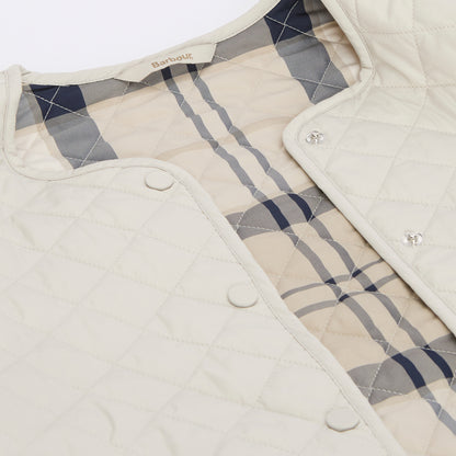 Cashel Collarless Quilted Jacket
