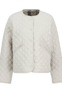 Cashel Collarless Quilted Jacket