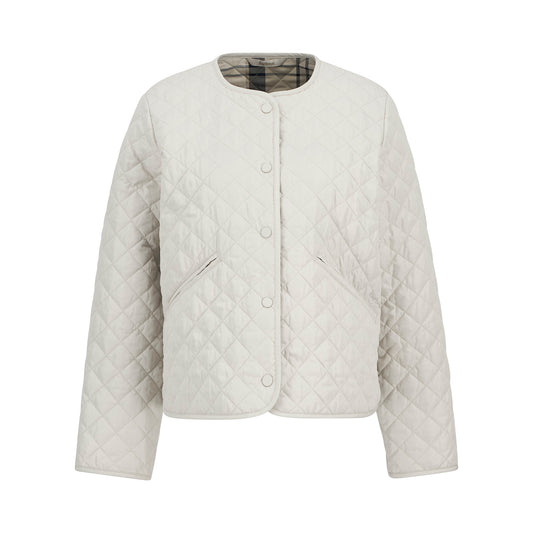 Cashel Collarless Quilted Jacket