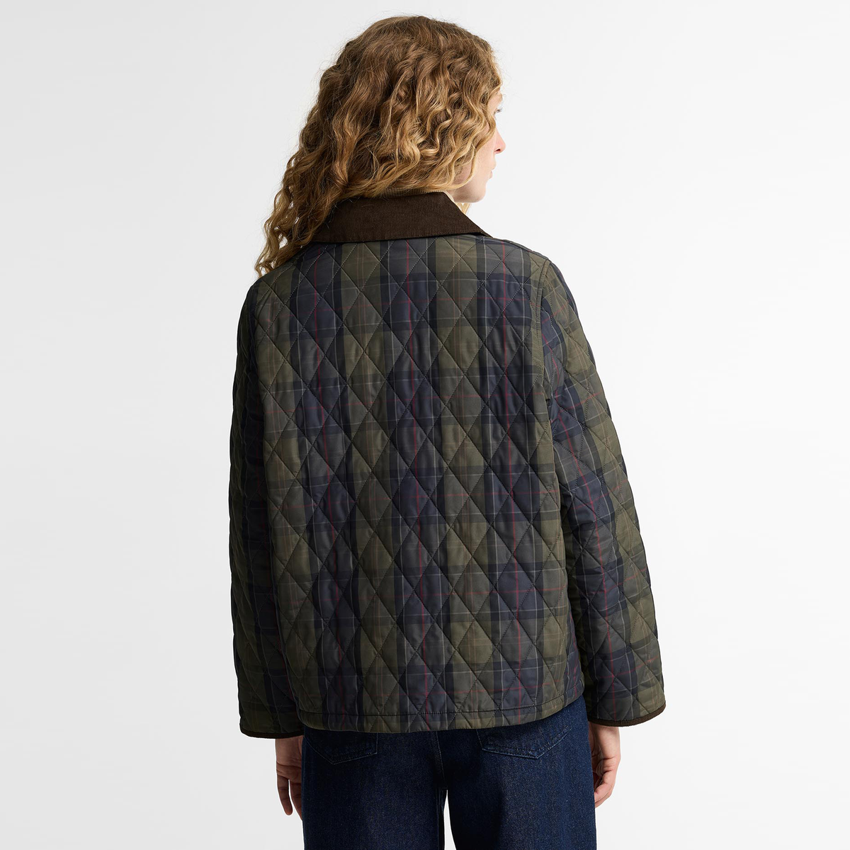 Reimagined Icons Tartan Cropped Liddesdale Quilted Jacket