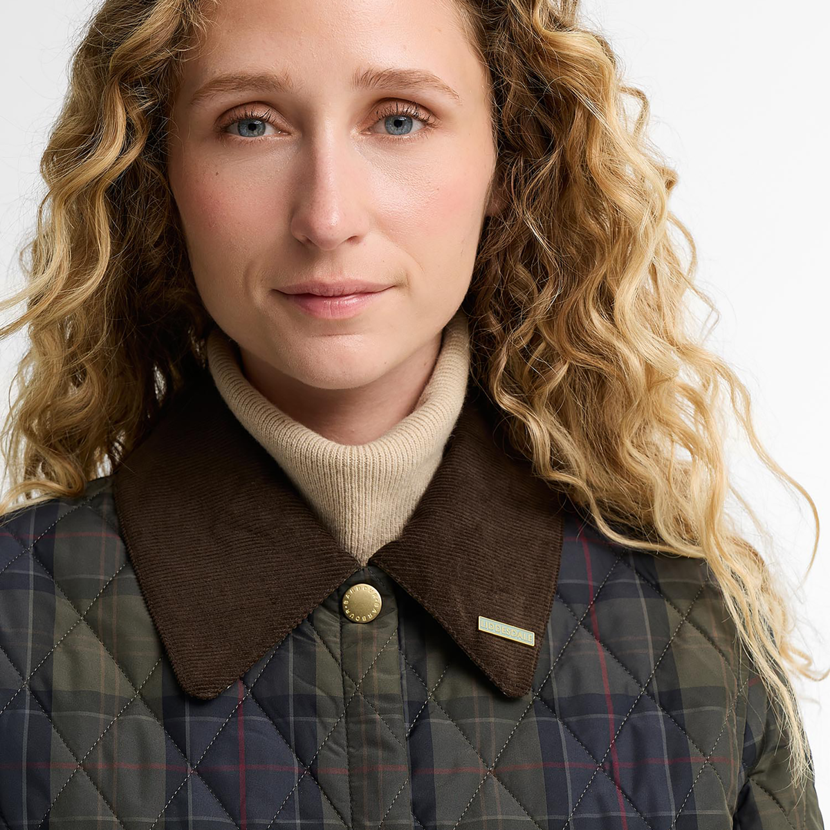 Reimagined Icons Tartan Cropped Liddesdale Quilted Jacket