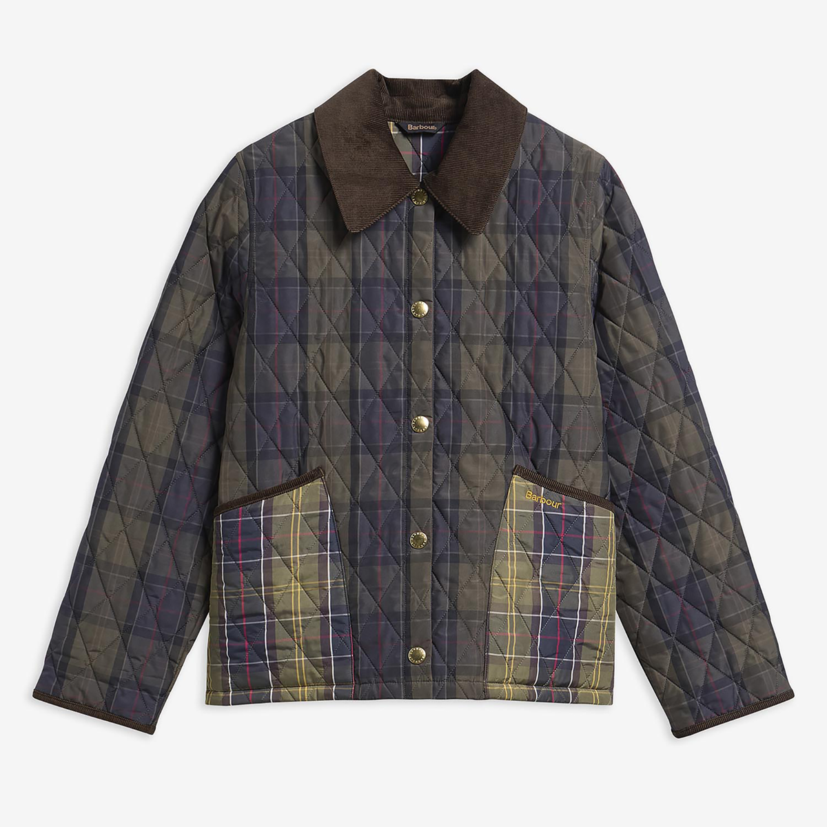 Reimagined Icons Tartan Cropped Liddesdale Quilted Jacket