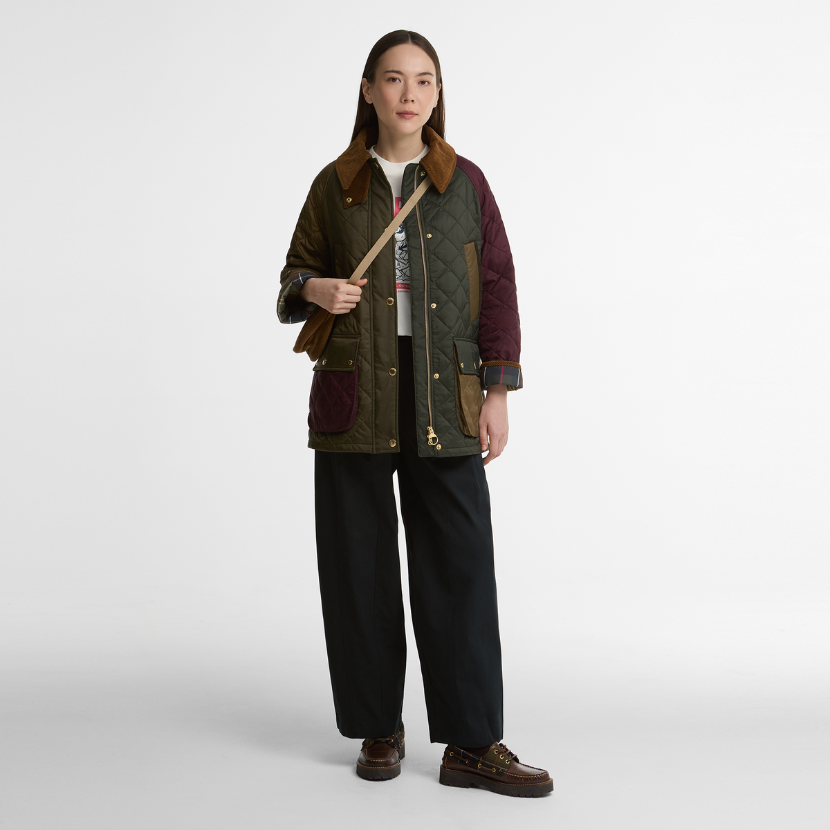 Patchwork Bedale Quilted Jacket