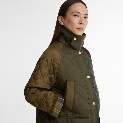 Patchwork Bedale Quilted Jacket