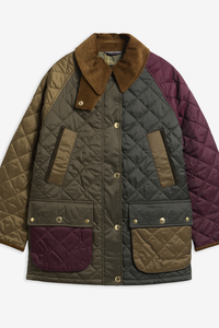 Patchwork Bedale Quilted Jacket