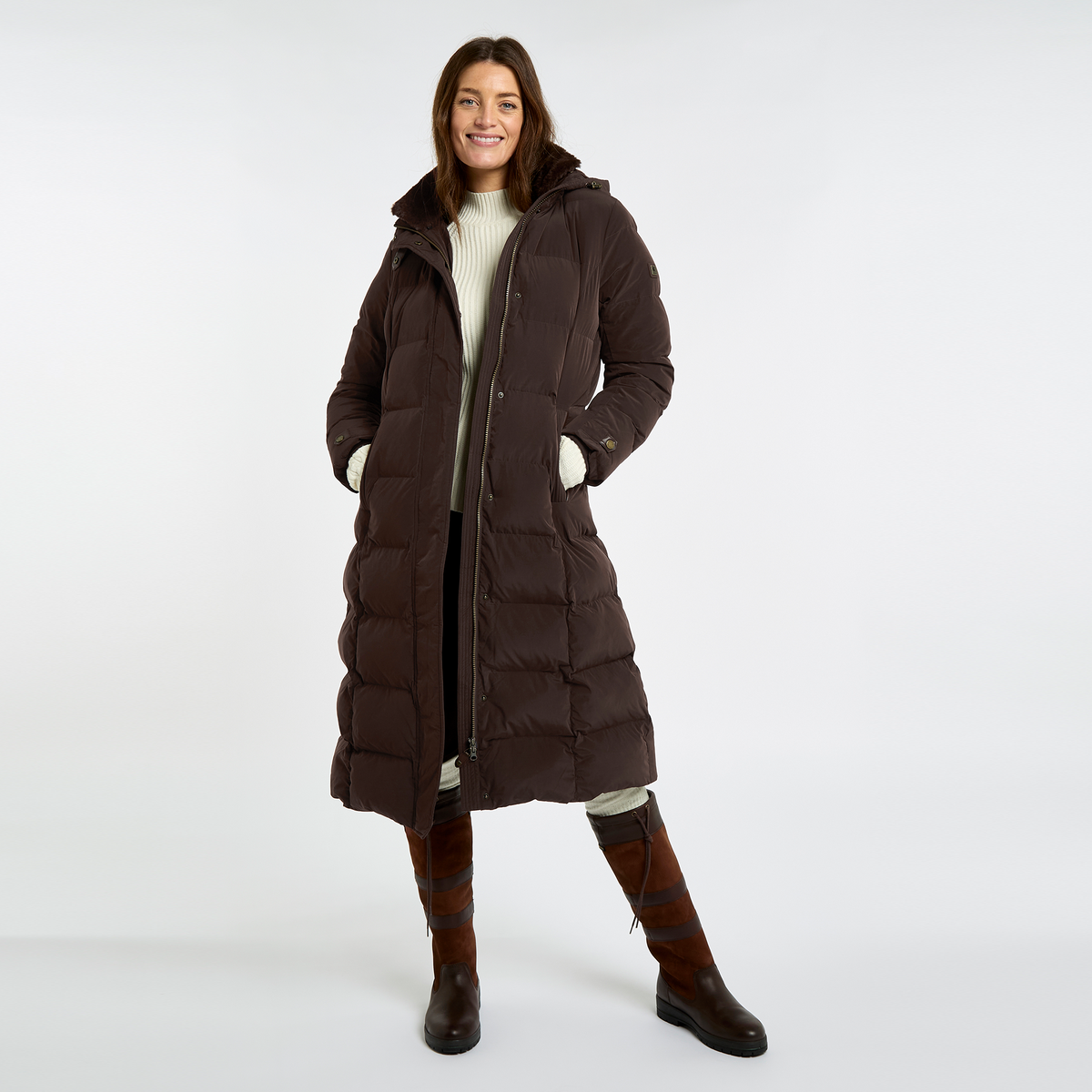 Aldborough Long Tech Down Coat