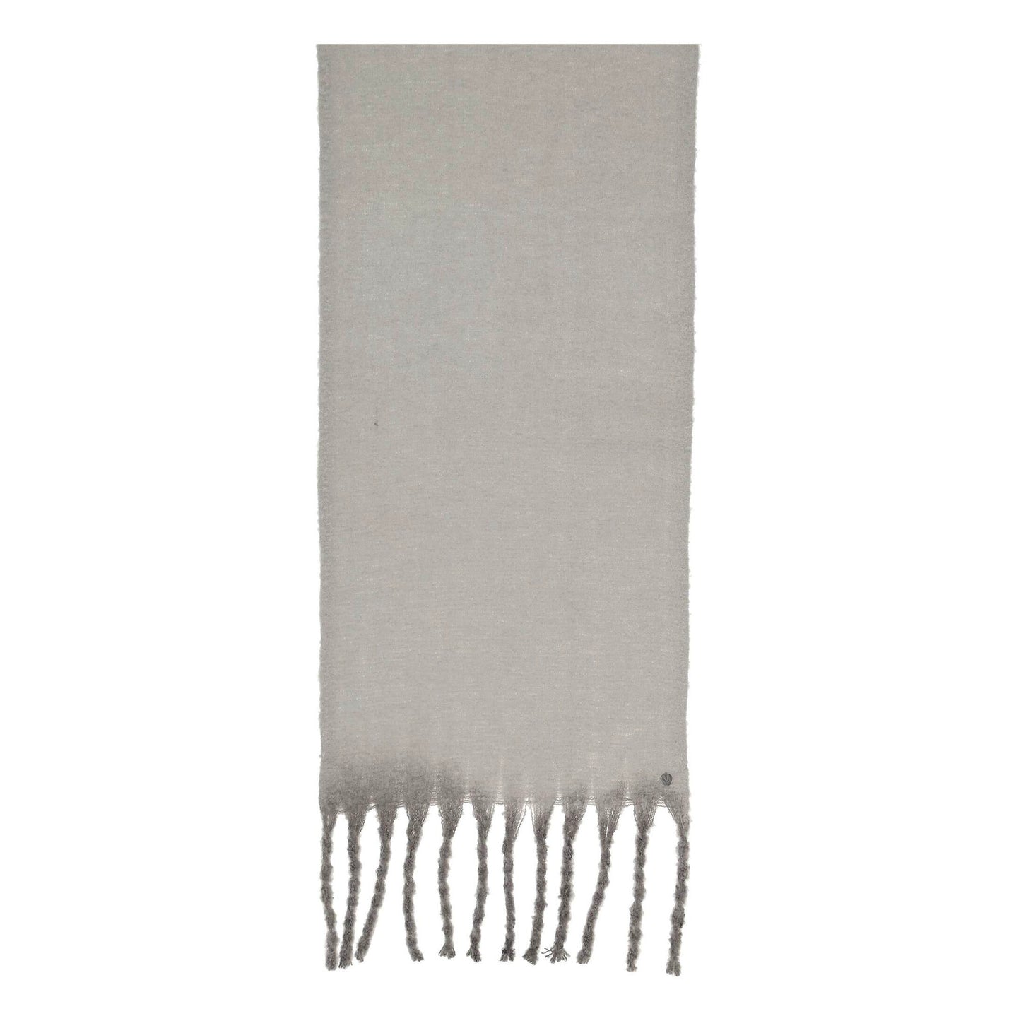 Fluffy Chunky Fringe Plain Dip Dye Scarf