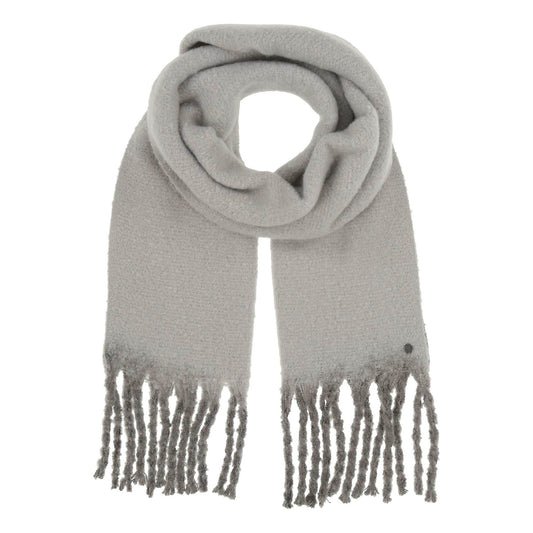 Fluffy Chunky Fringe Plain Dip Dye Scarf