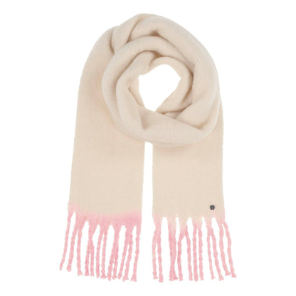 Fluffy Chunky Fringe Plain Dip Dye Scarf