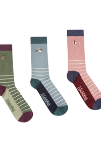 Womens Bamboo Sock (Box of 3)