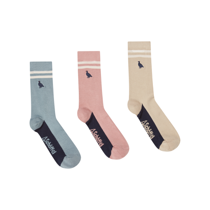 Womens Bamboo Sock (Box of 3)