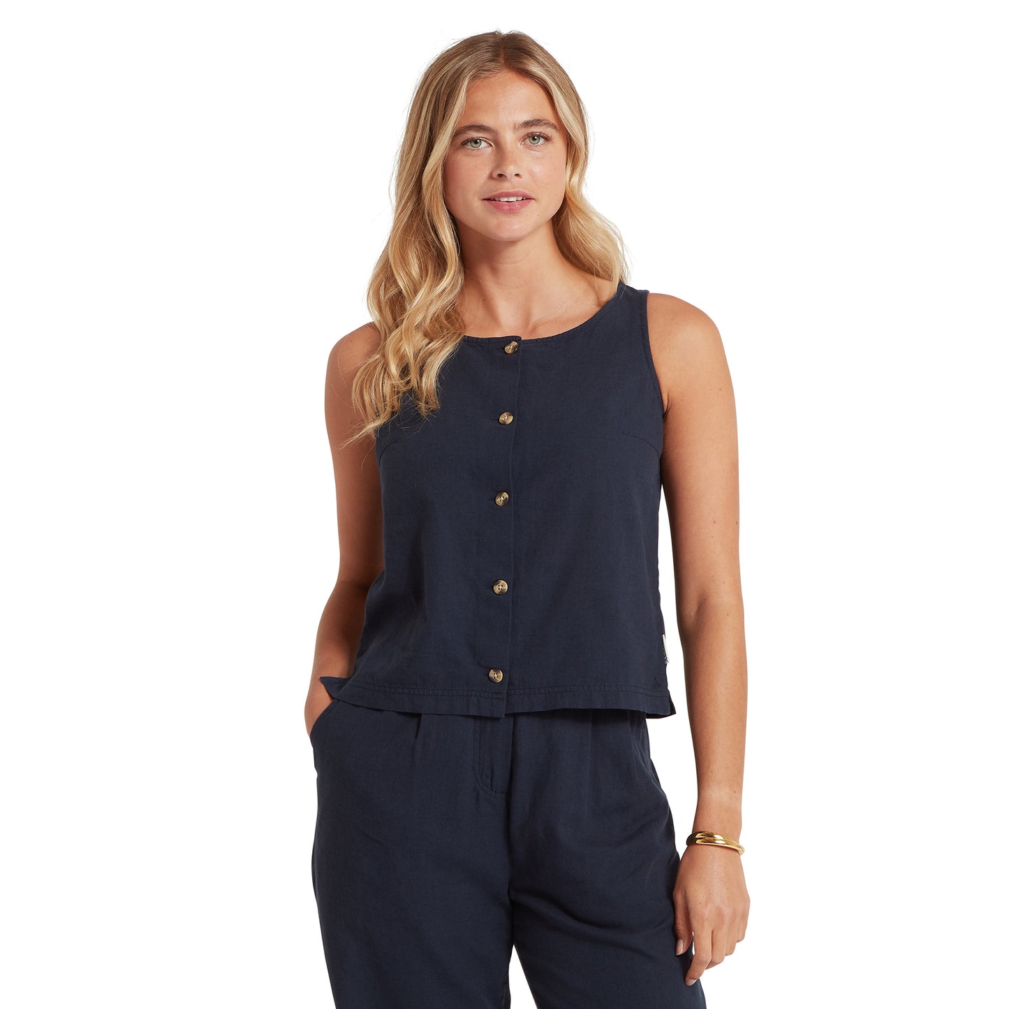 Elsworth Linen Top