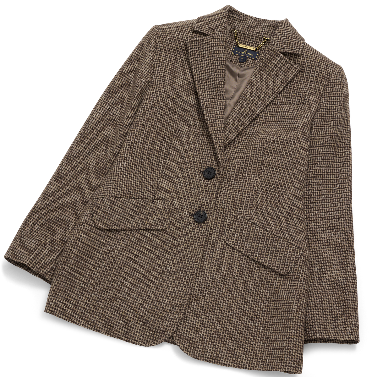 Hazel Mini Houndstooth Blazer