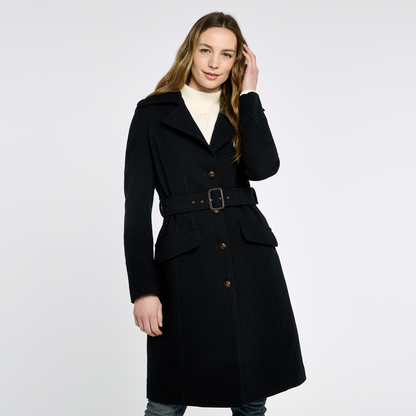 Brookvale Belted Tweed Coat