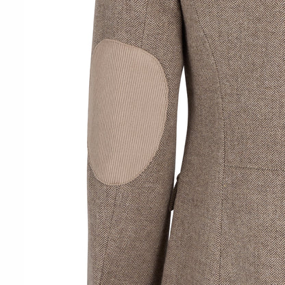 Eliza Single Breasted Herringbone Jacket