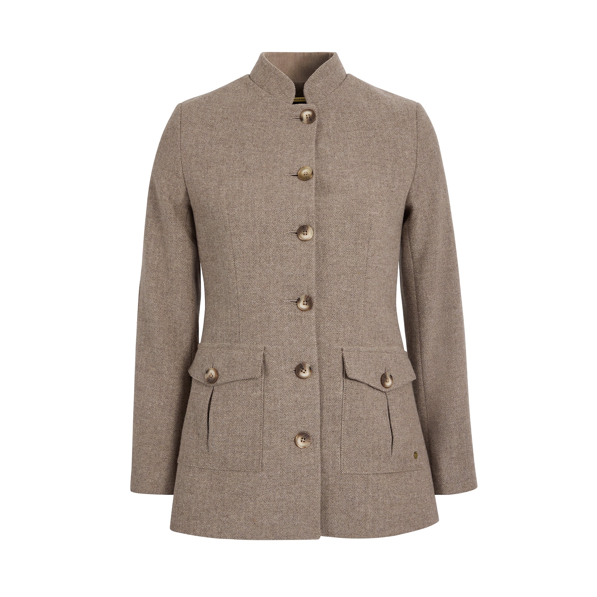 Eliza Single Breasted Herringbone Jacket – Brocklehursts