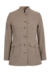 Eliza Single Breasted Herringbone Jacket