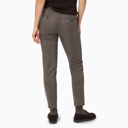 Maron Pull on Check Chino