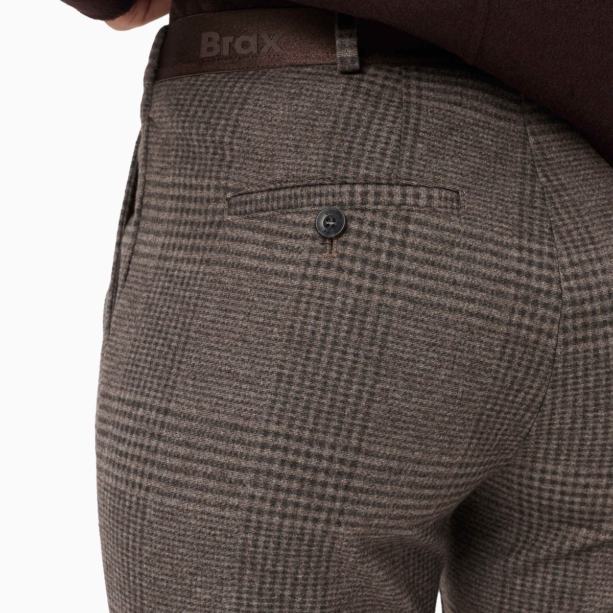 Maron Pull on Check Chino