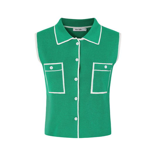 Amelia Knitted Waistcoat