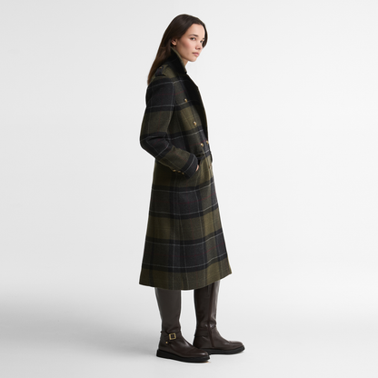 Cottesmore Checked Wool Coat
