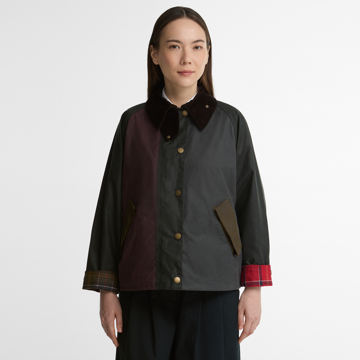 Patchwork Transport Wax Jacket