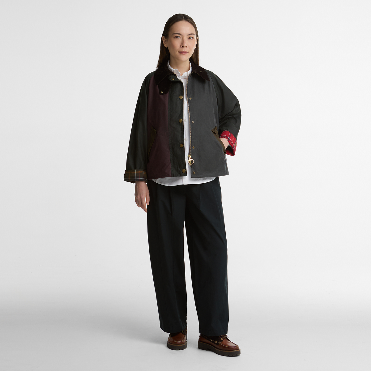 Patchwork Transport Wax Jacket