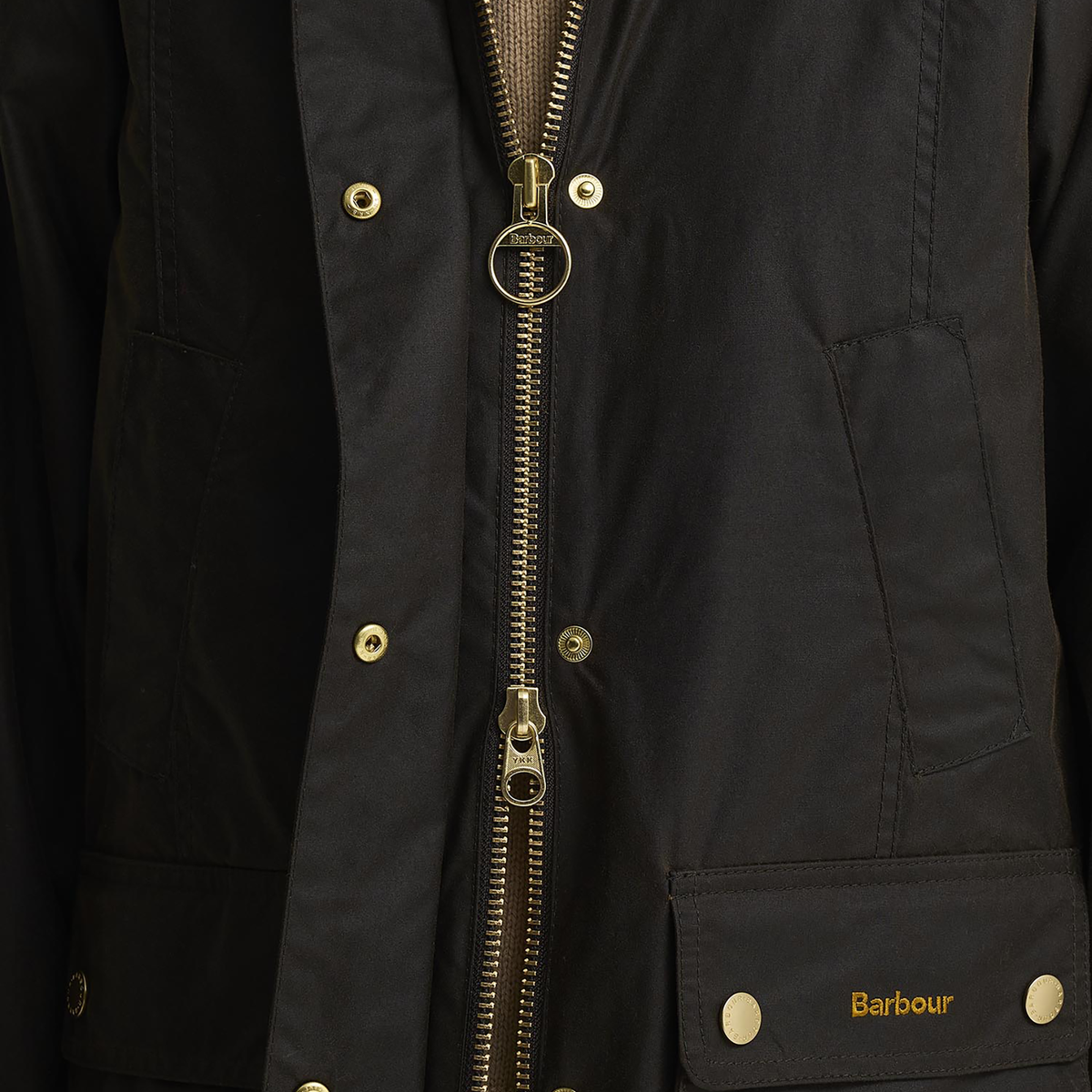 Tartan Collar Modern Beadnell Wax Jacket